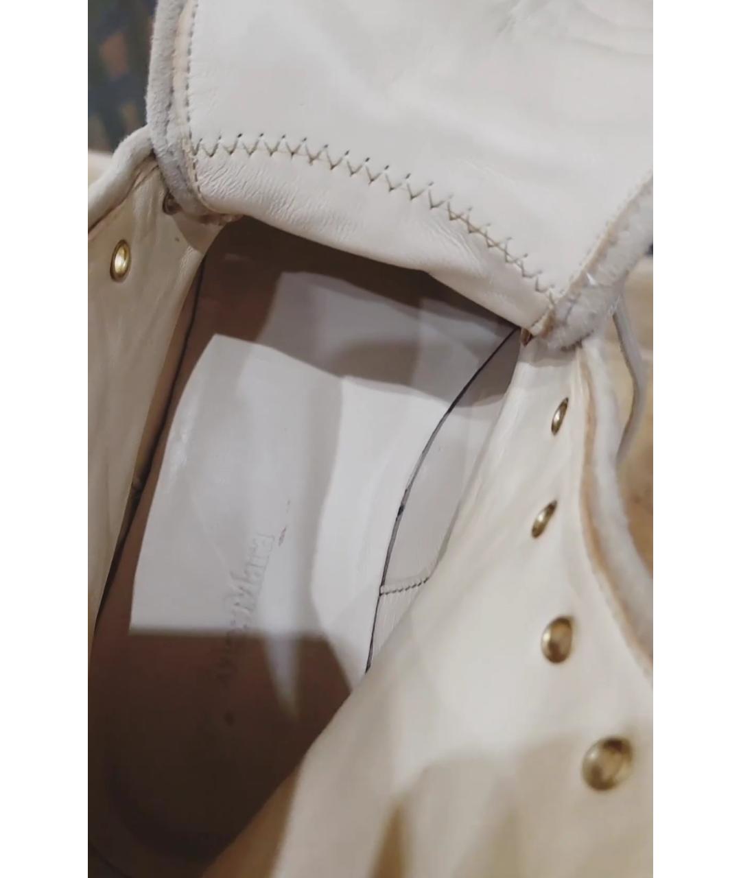MAX MARA Бежевые ботинки, фото 3