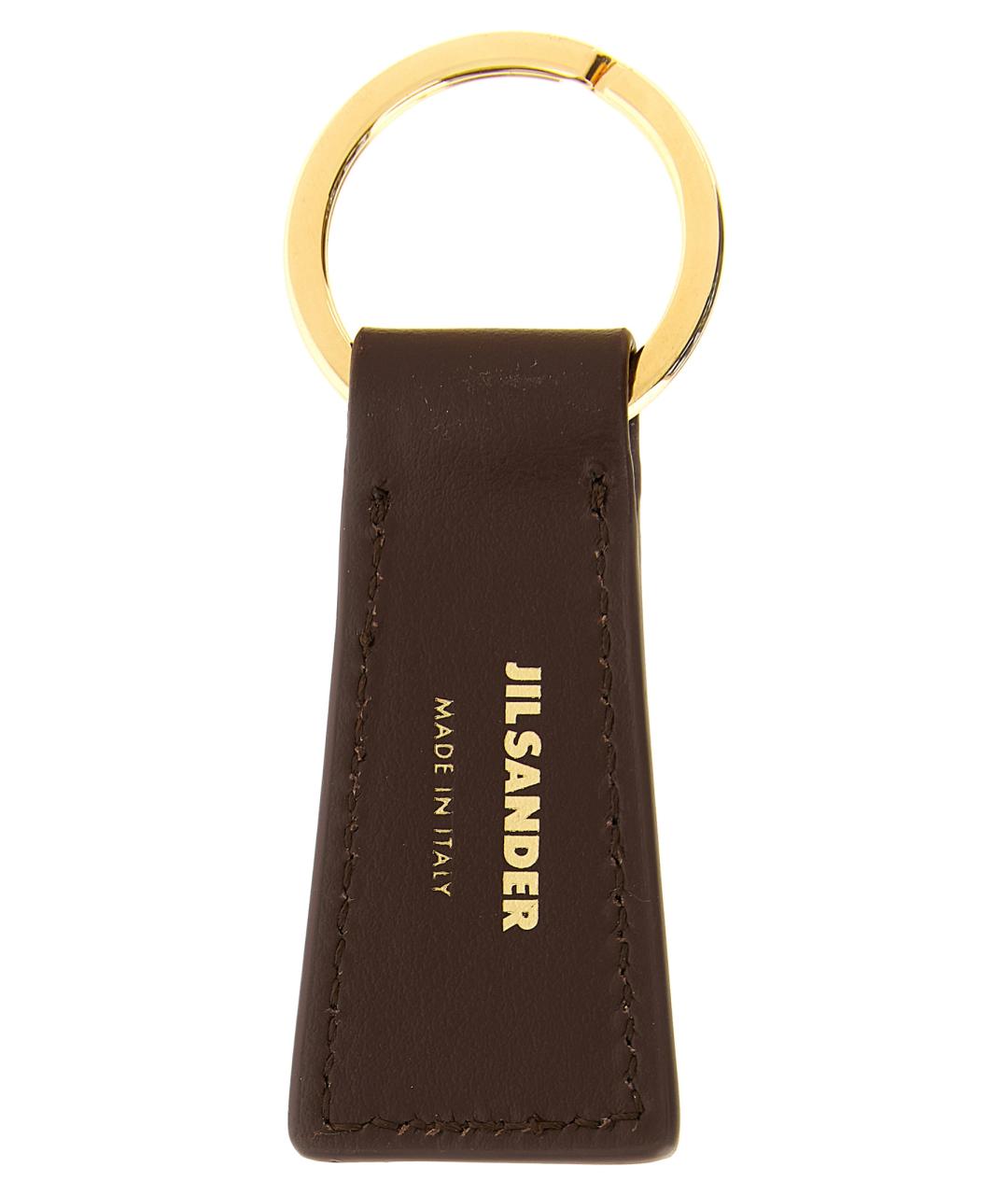 JIL SANDER Коричневый брелок, фото 1