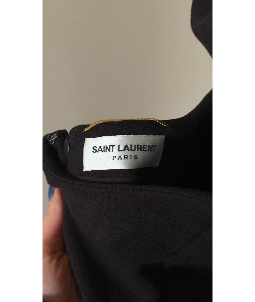 SAINT LAURENT Черное вечернее платье, фото 5