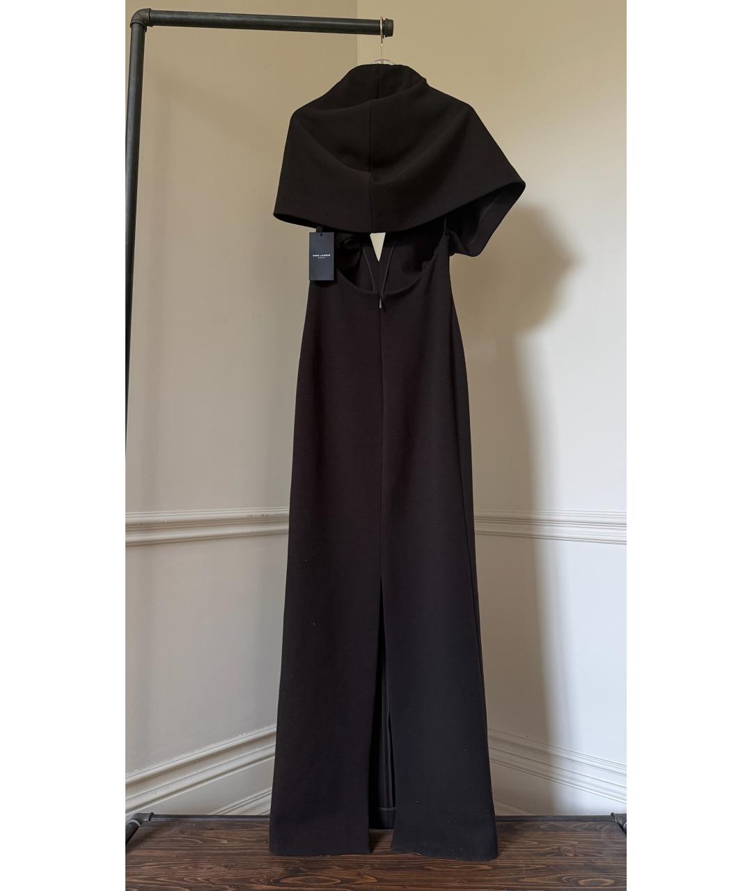 SAINT LAURENT Черное вечернее платье, фото 2