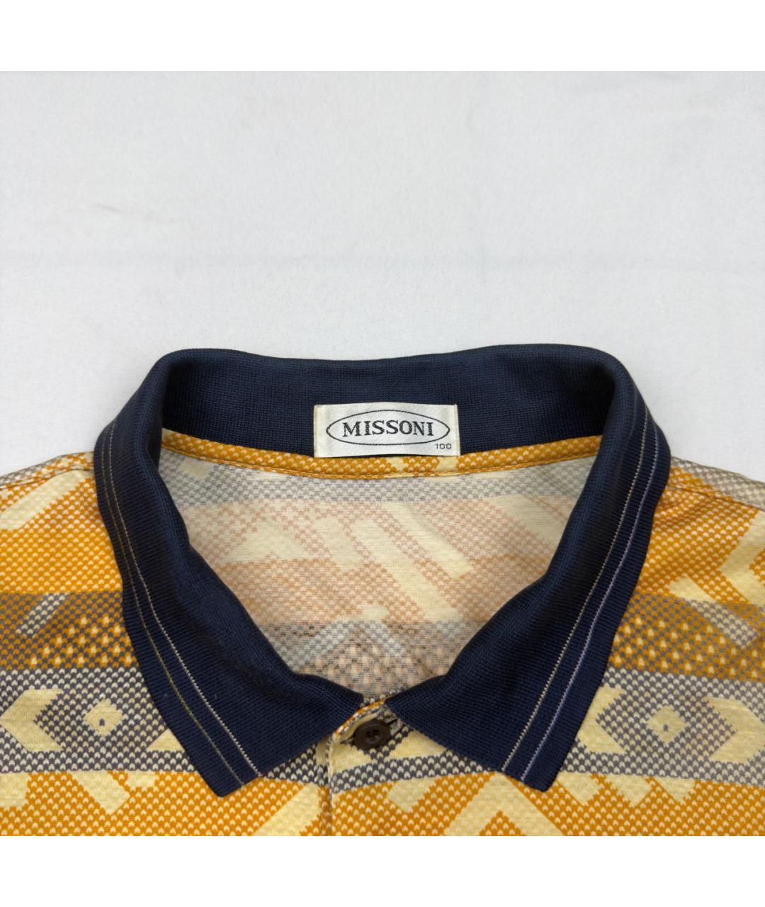 MISSONI Мульти синтетическое поло с коротким рукавом, фото 5