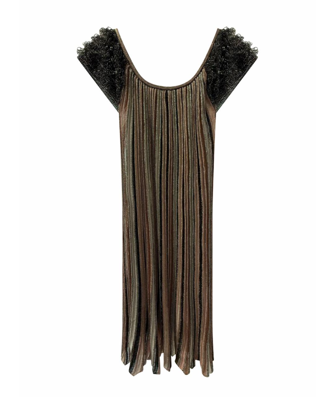 MISSONI Мульти вискозное коктейльное платье, фото 1