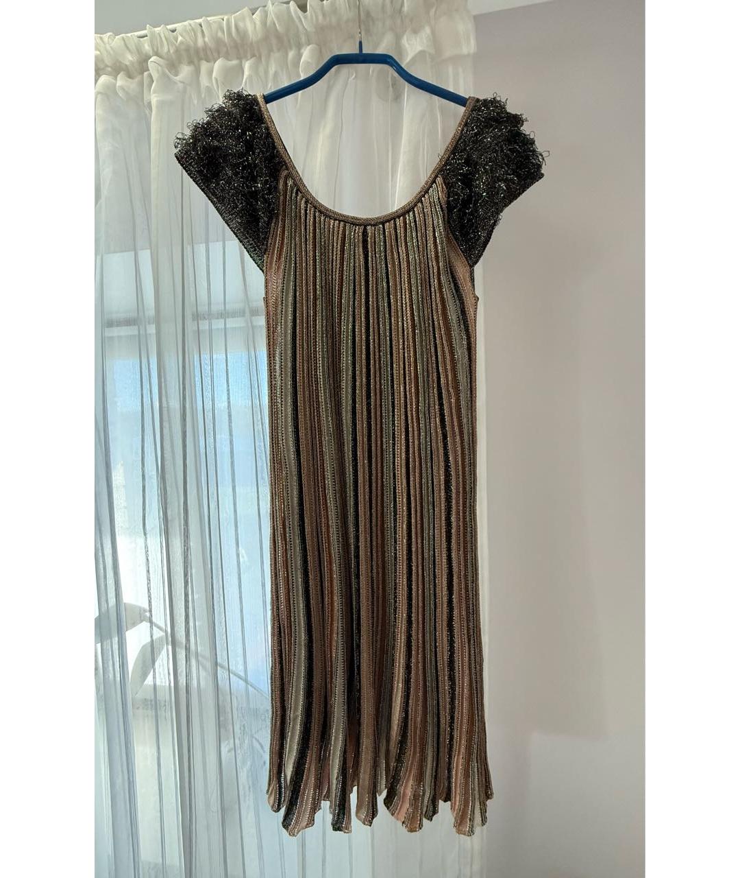MISSONI Мульти вискозное коктейльное платье, фото 2