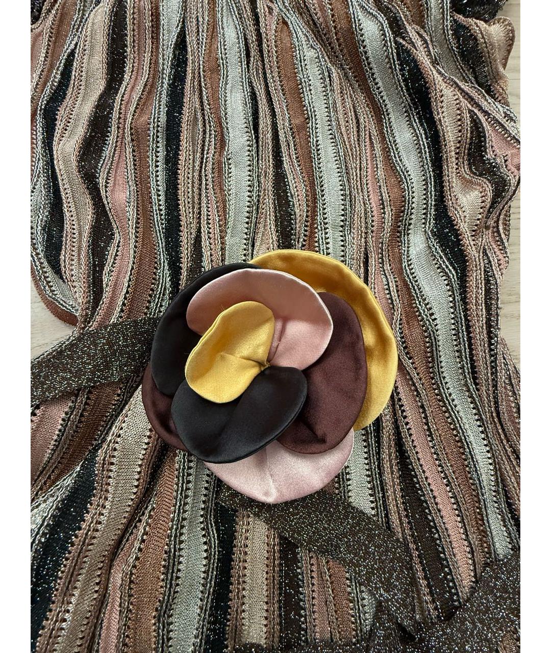 MISSONI Мульти вискозное коктейльное платье, фото 4
