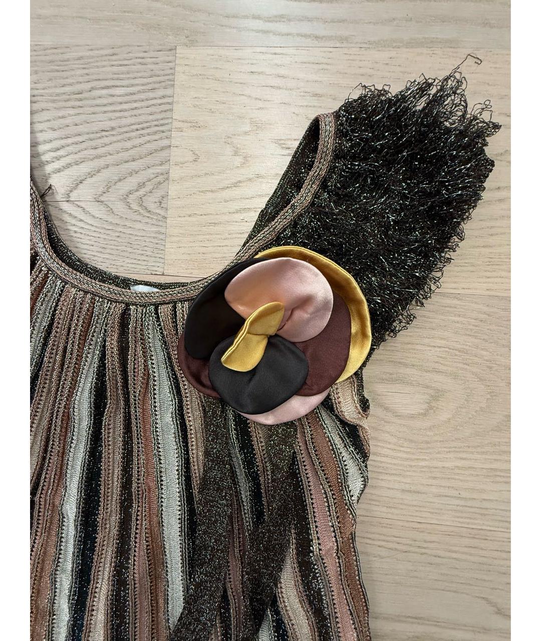 MISSONI Мульти вискозное коктейльное платье, фото 8