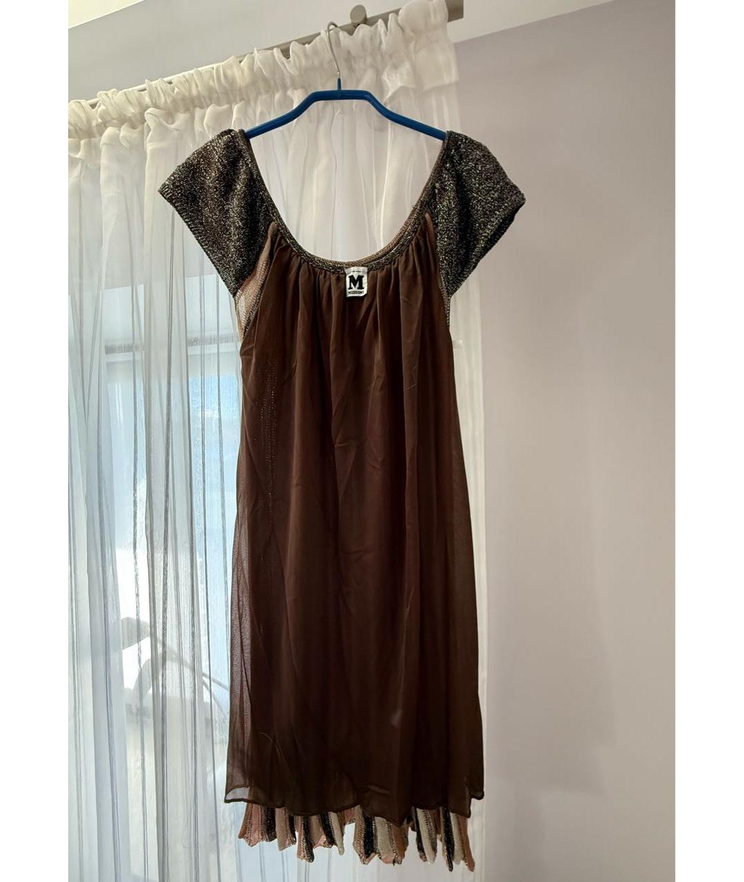 MISSONI Мульти вискозное коктейльное платье, фото 3