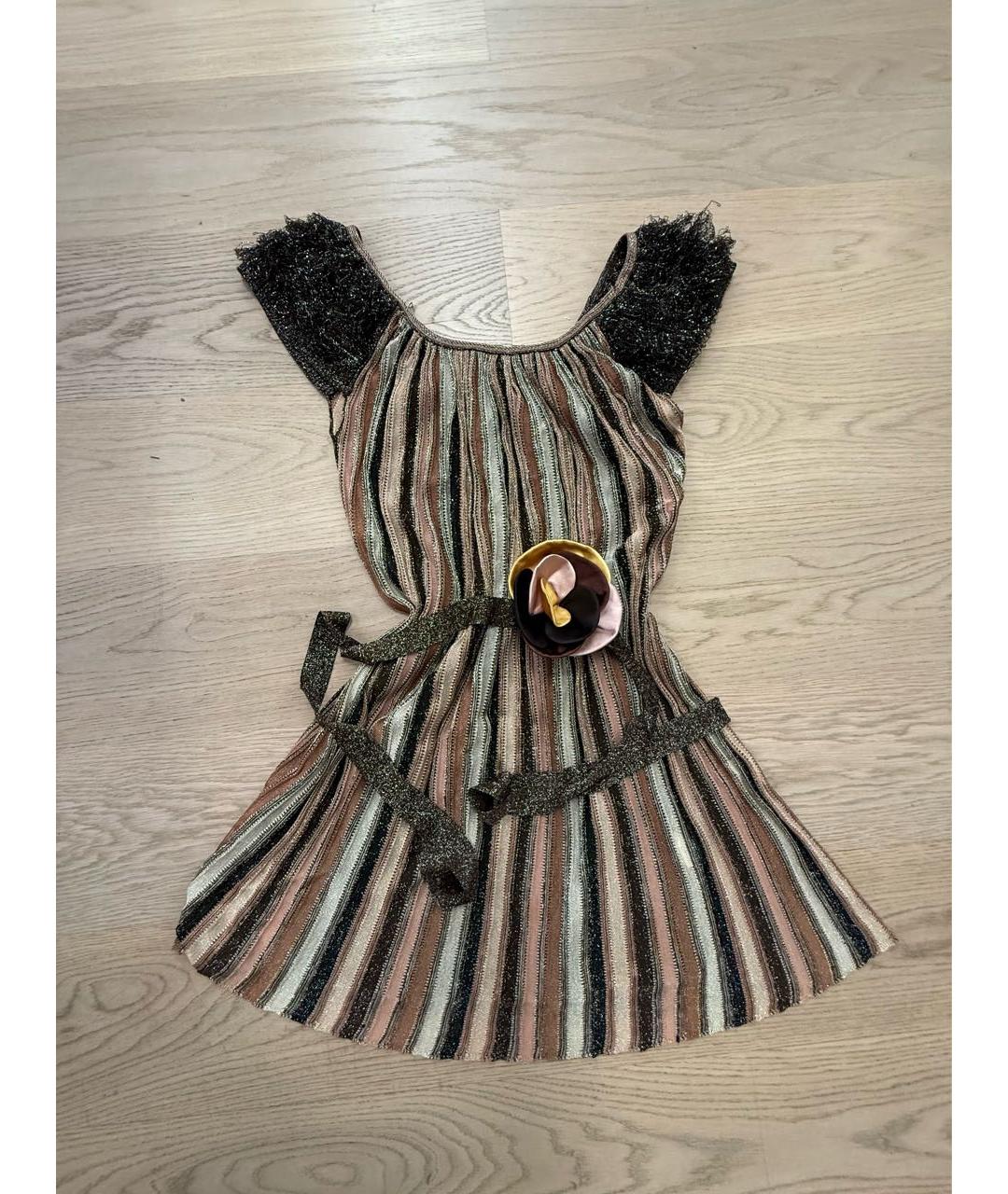 MISSONI Мульти вискозное коктейльное платье, фото 5