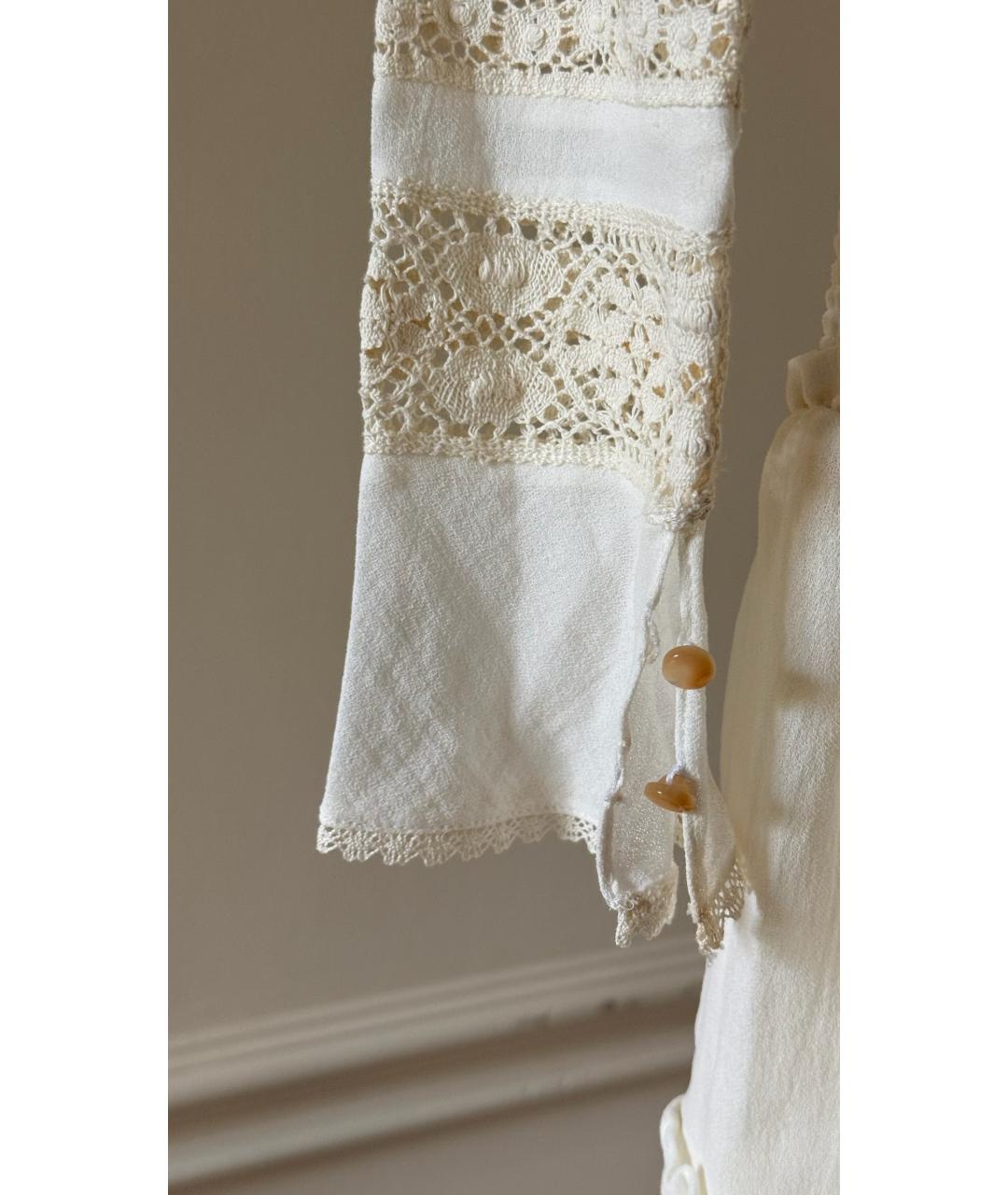 ISABEL MARANT Белое хлопковое коктейльное платье, фото 3