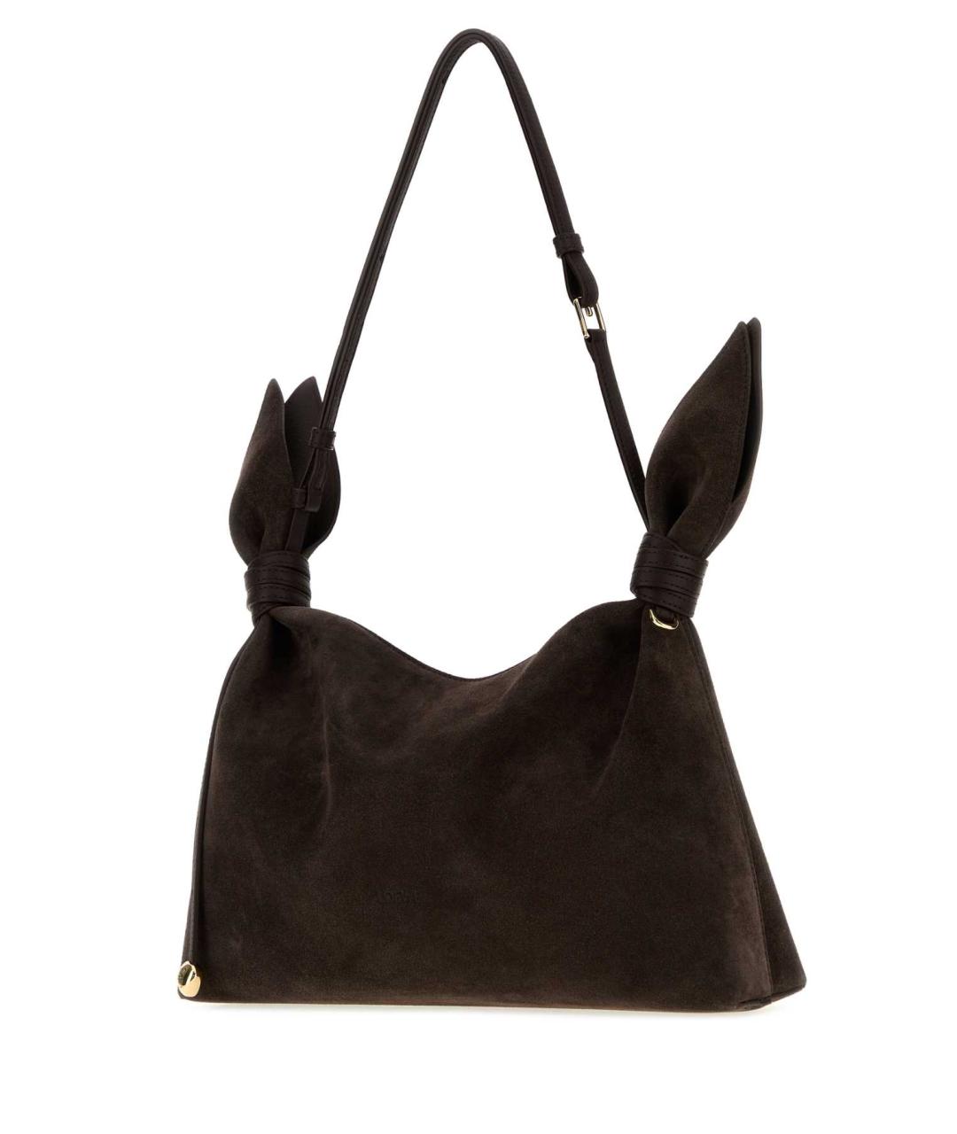 LOEWE Коричневая замшевая сумка через плечо, фото 2