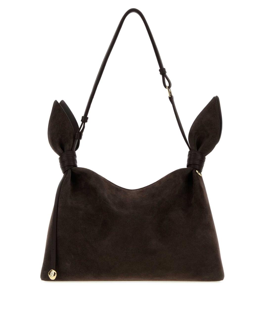 LOEWE Коричневая замшевая сумка через плечо, фото 3