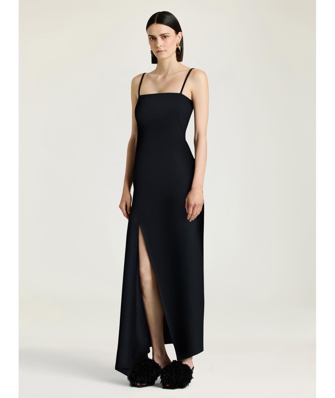 GIVENCHY Черное вискозное вечернее платье, фото 3