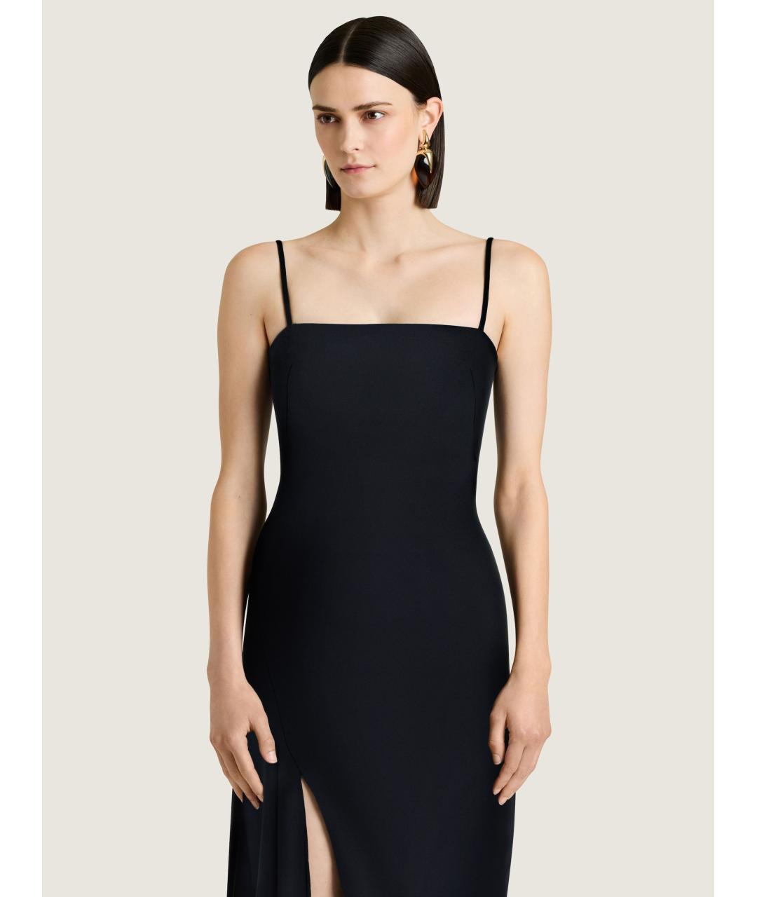 GIVENCHY Черное вискозное вечернее платье, фото 4