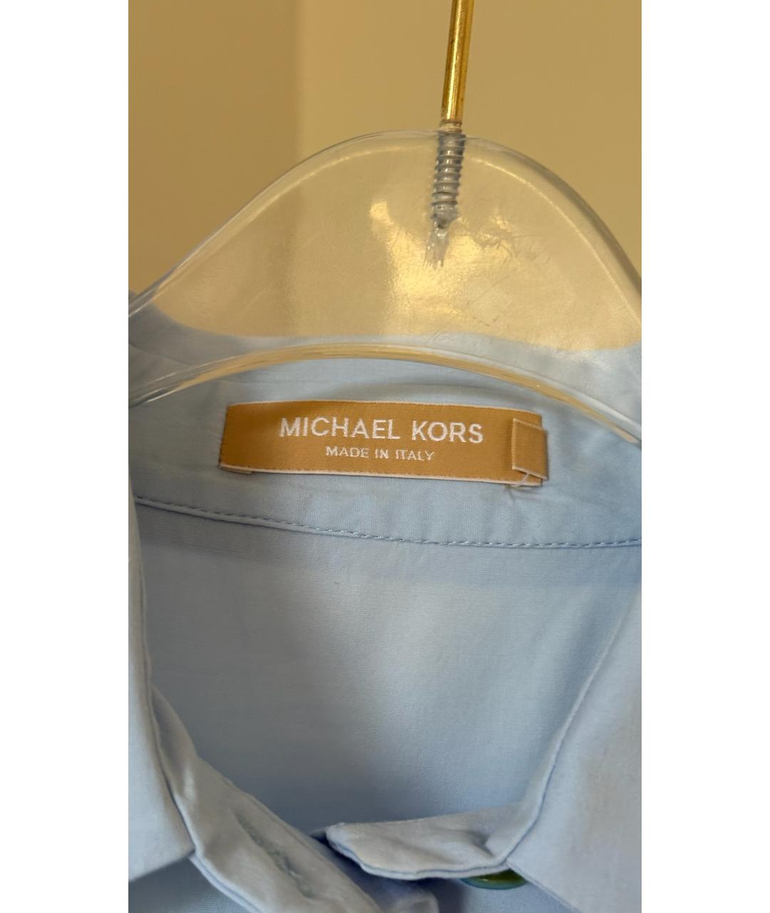 MICHAEL KORS Голубая рубашка, фото 4