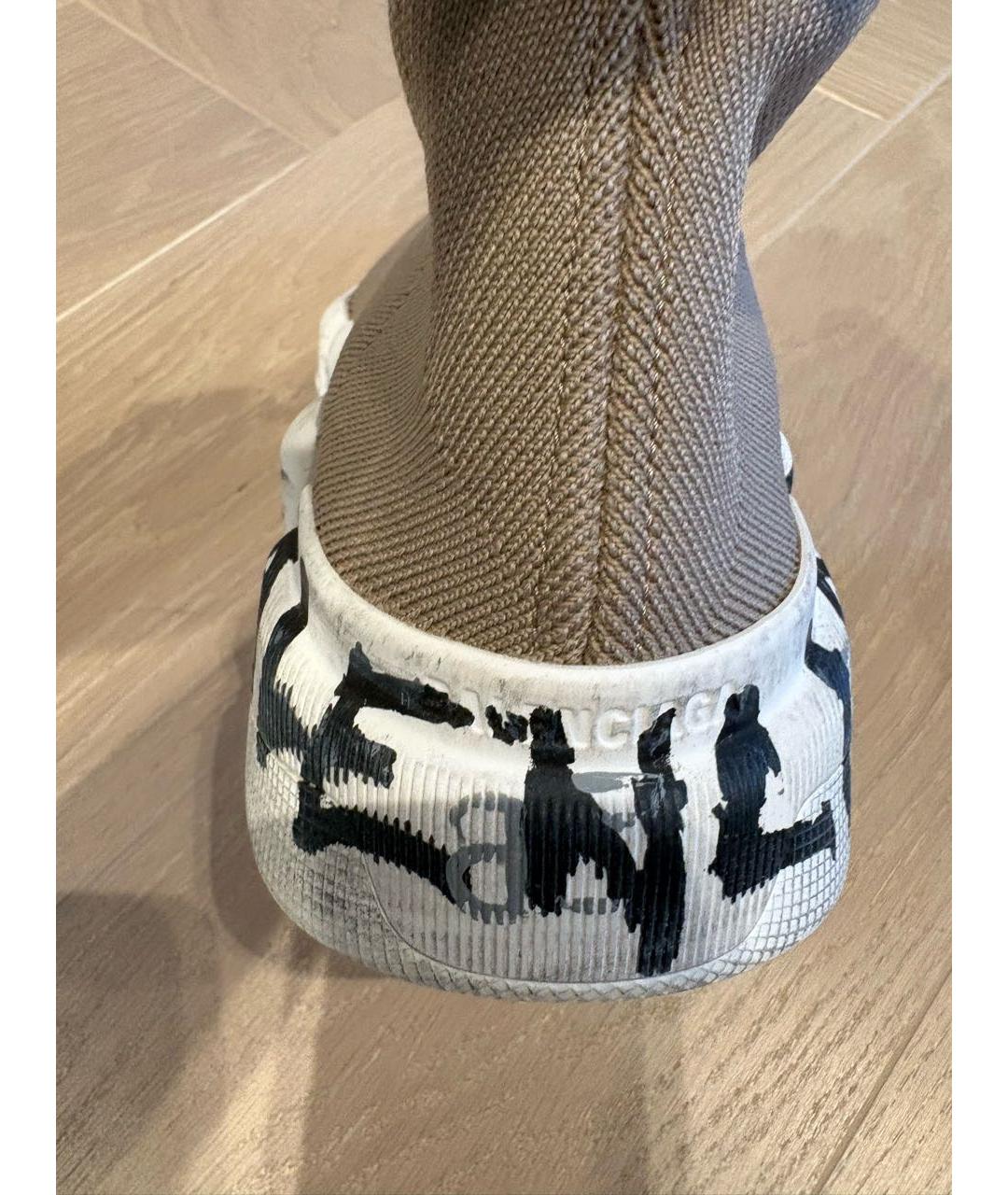 BALENCIAGA Бежевые кроссовки, фото 6