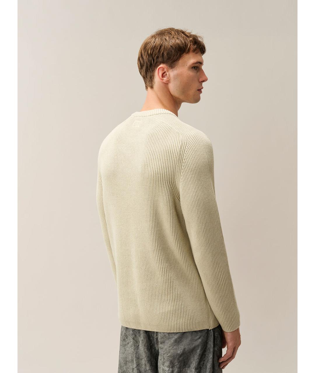 CP COMPANY Бежевый хлопковый джемпер / свитер, фото 3