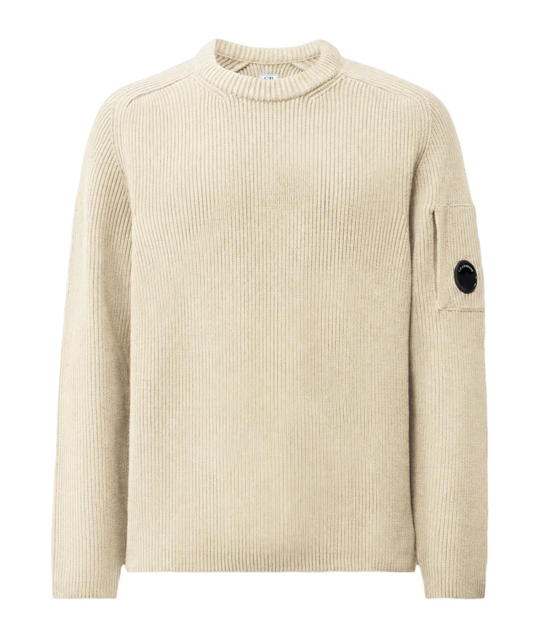 CP COMPANY Бежевый хлопковый джемпер / свитер, фото 1