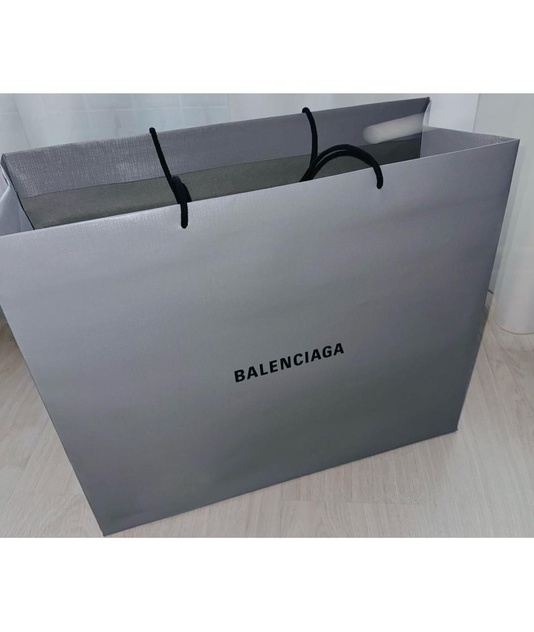 BALENCIAGA Черная кожаная сумка с короткими ручками, фото 6