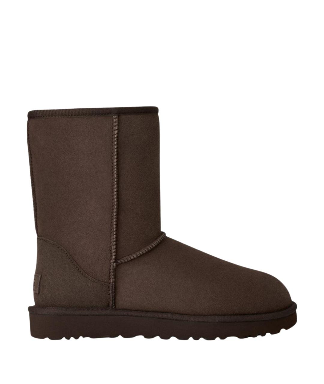 UGG Коричневые замшевые сапоги, фото 1