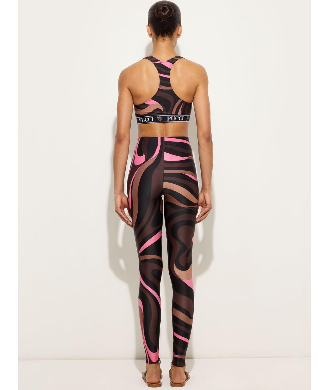 EMILIO PUCCI Мульти полиамидовые леггинсы и велосипедки, фото 4