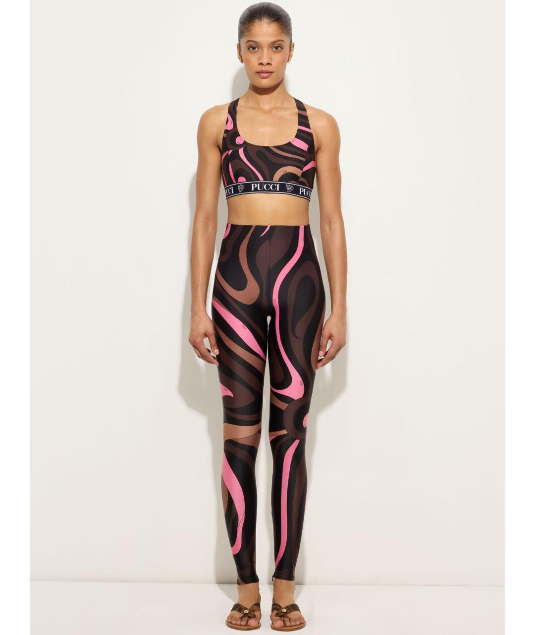 EMILIO PUCCI Мульти полиамидовые леггинсы и велосипедки, фото 2