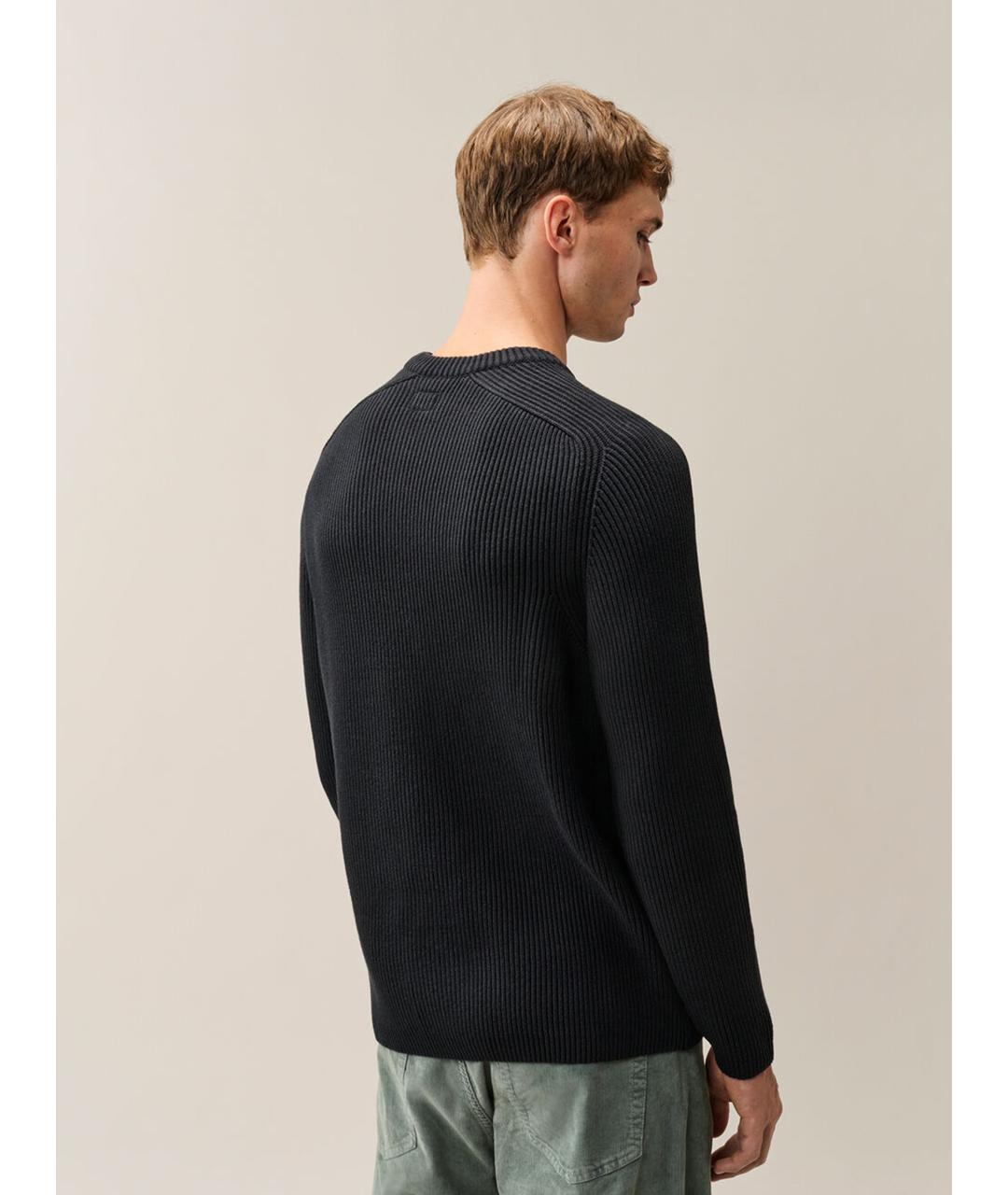 CP COMPANY Черный хлопковый джемпер / свитер, фото 4