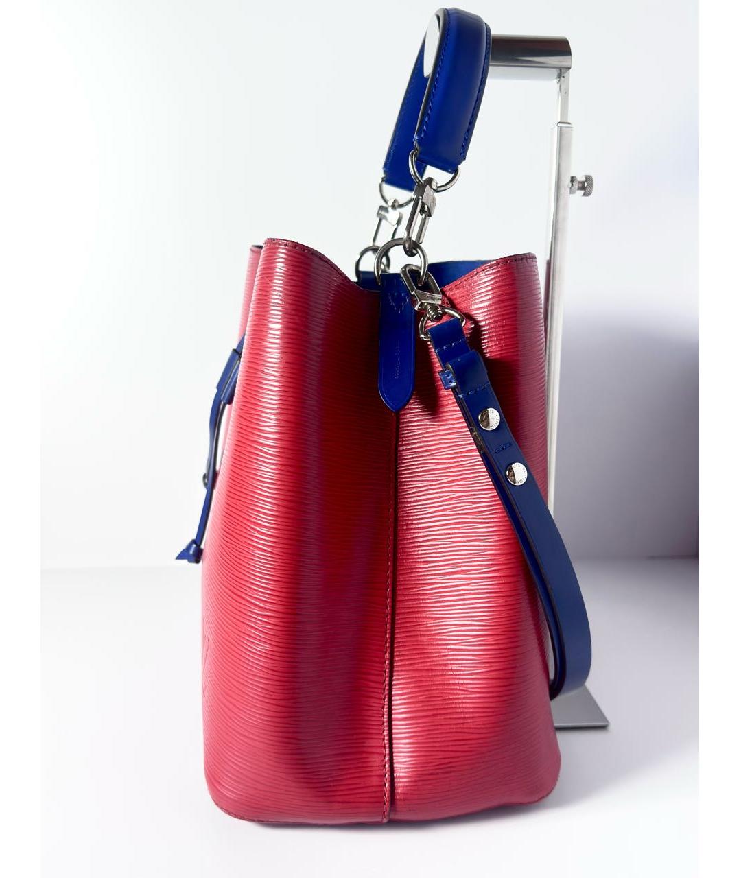 LOUIS VUITTON Красная кожаная сумка через плечо, фото 8