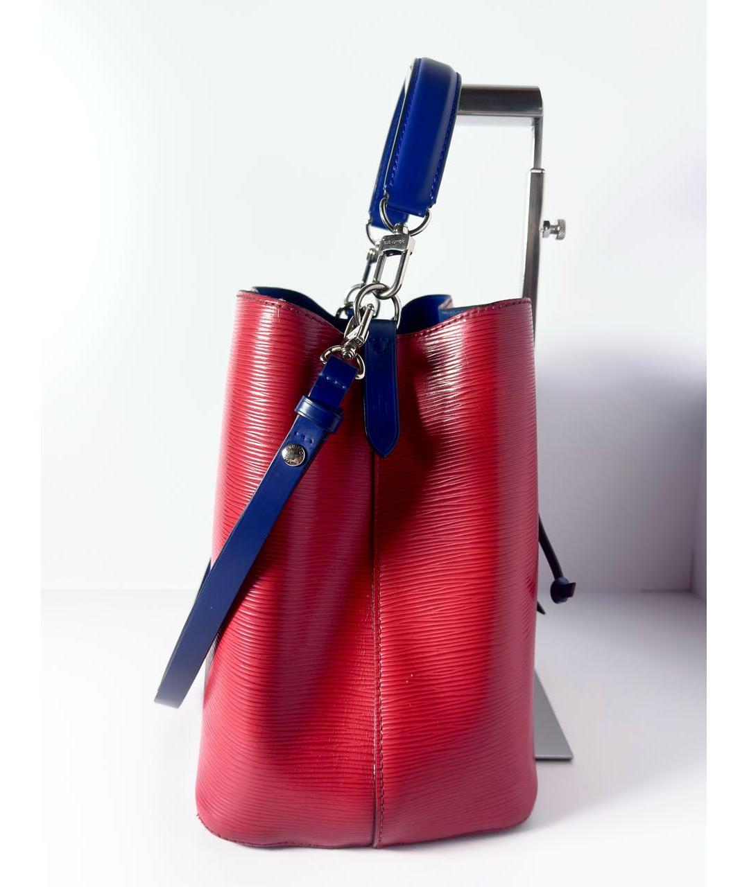 LOUIS VUITTON Красная кожаная сумка через плечо, фото 7
