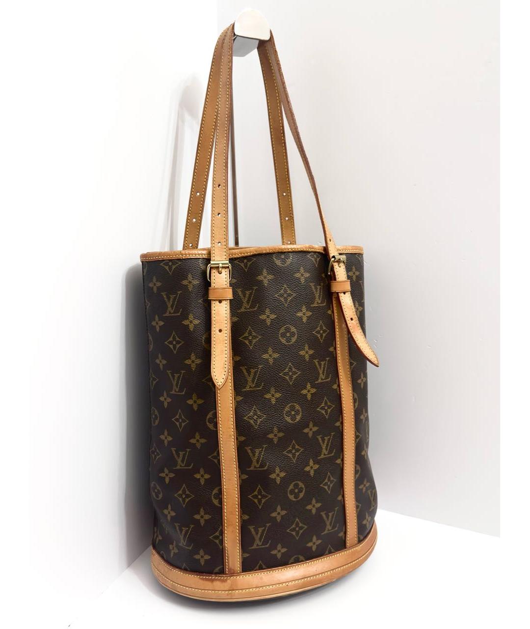 LOUIS VUITTON Коричневая сумка через плечо из канвы, фото 7