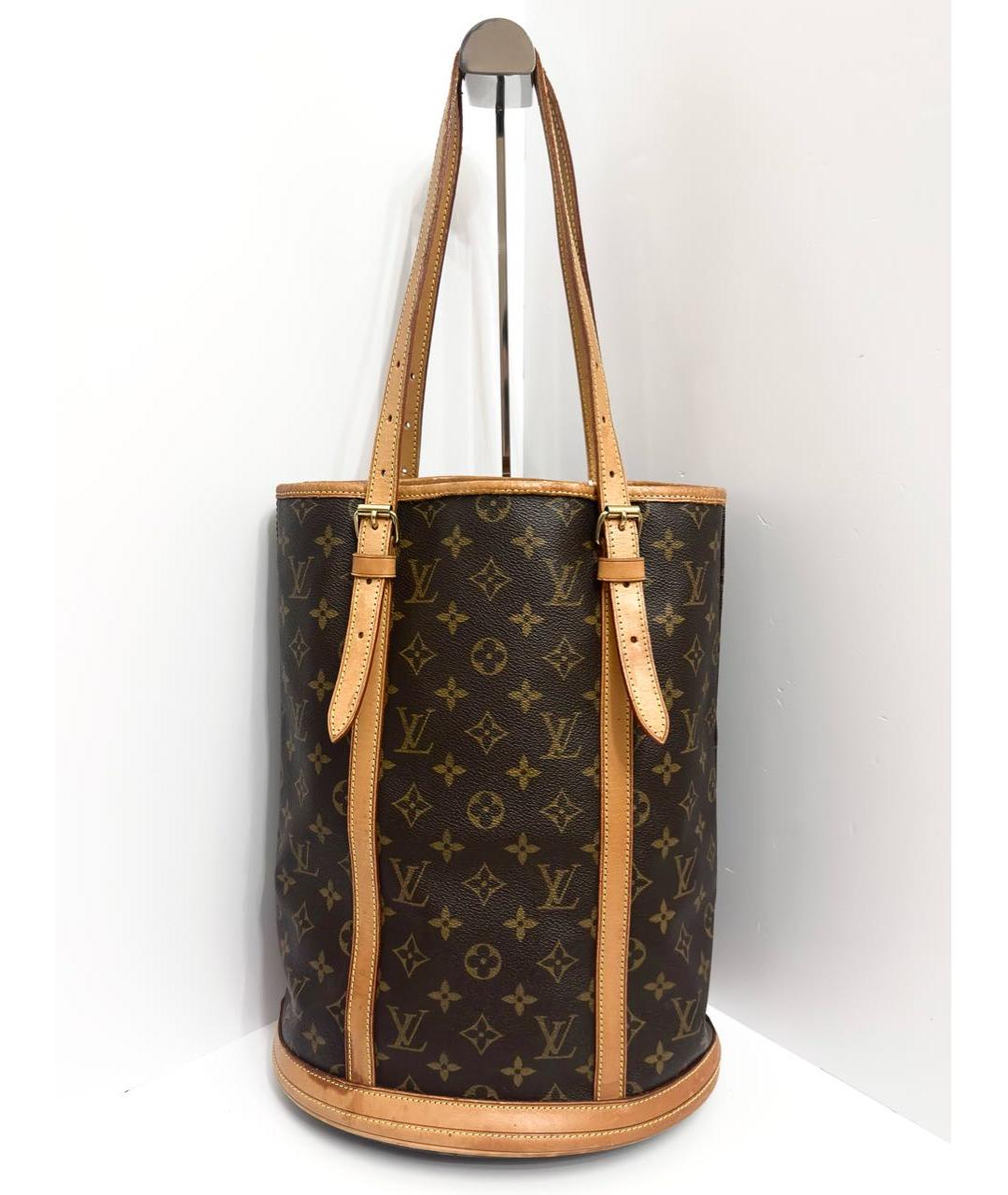 LOUIS VUITTON Коричневая сумка через плечо из канвы, фото 6