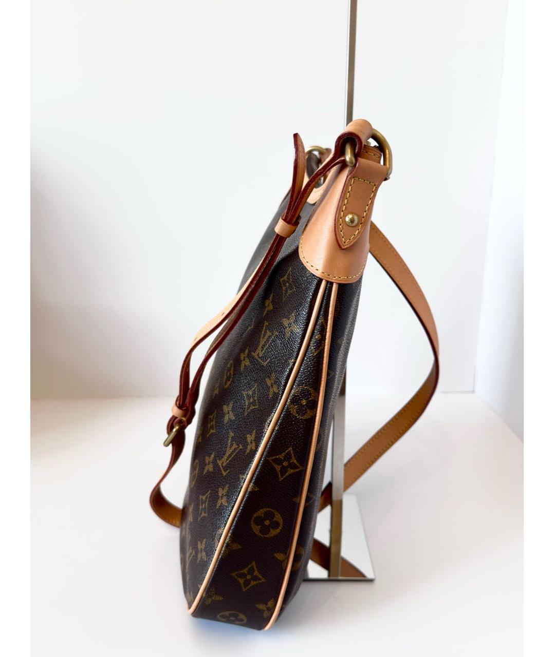 LOUIS VUITTON Коричневая сумка через плечо из канвы, фото 6