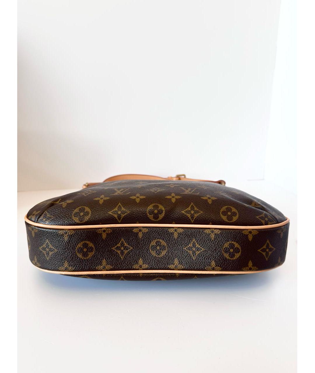 LOUIS VUITTON Коричневая сумка через плечо из канвы, фото 8