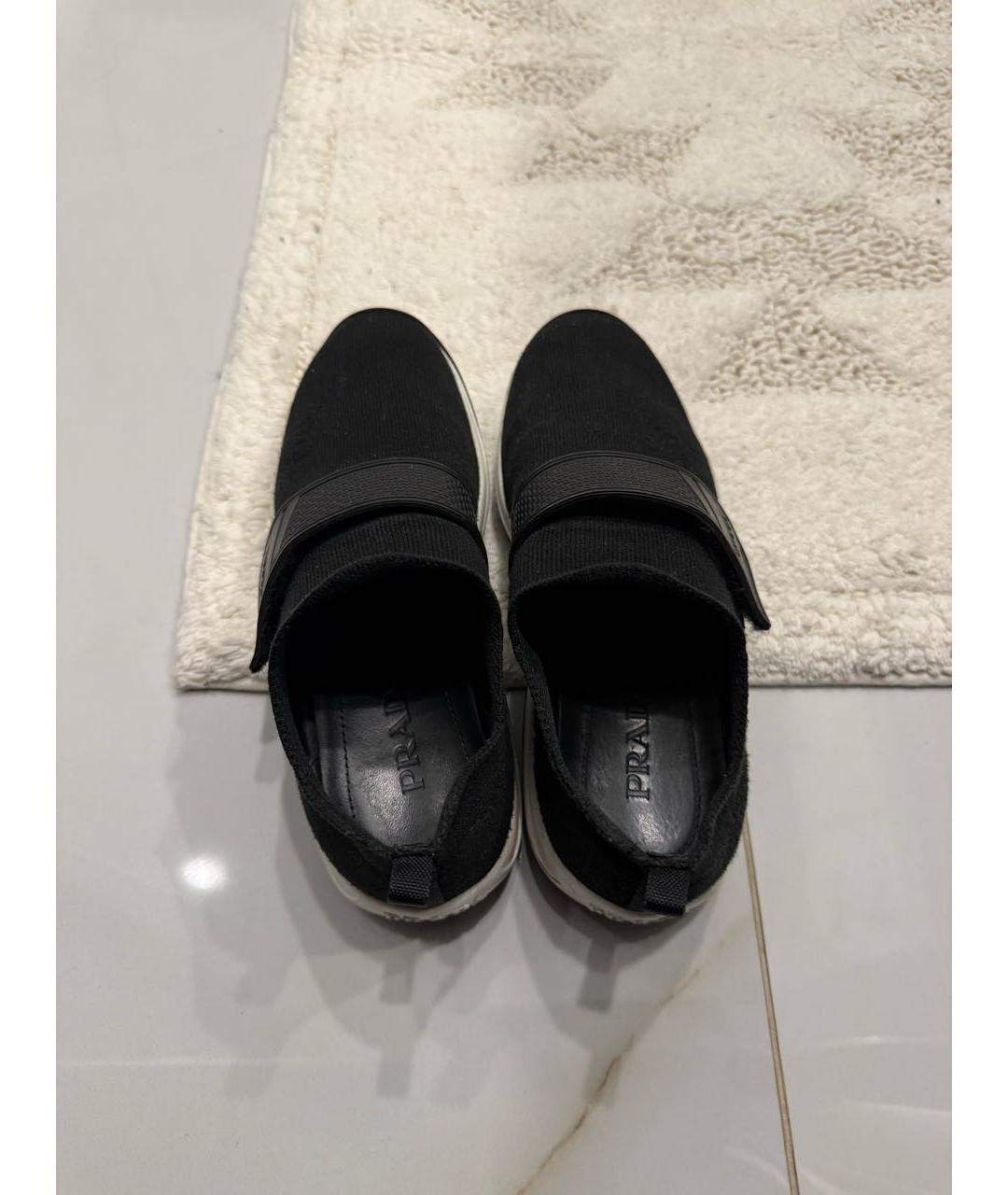 PRADA Черные кеды, фото 3