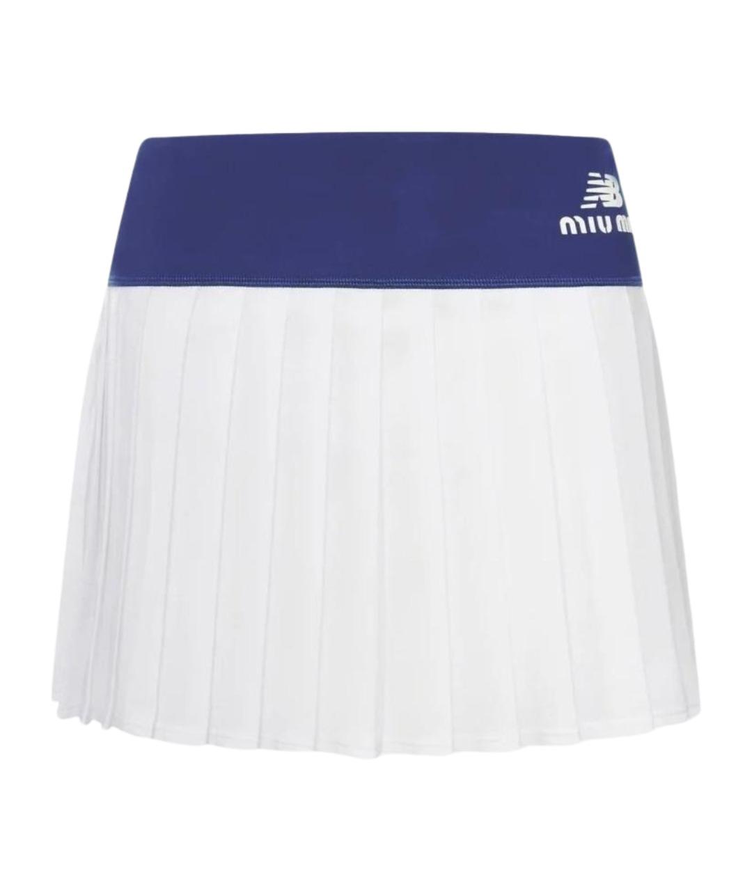 MIU MIU Белая юбка мини, фото 1