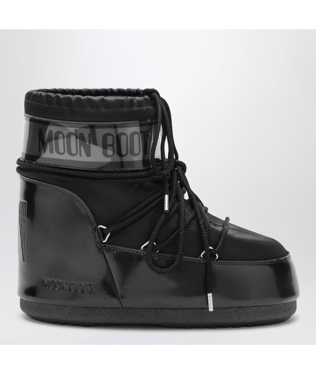 MOON BOOT Черные синтетические ботинки, фото 3