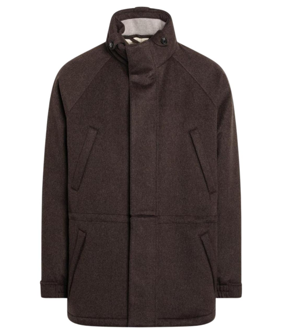 LORO PIANA Коричневая кашемировая куртка, фото 1