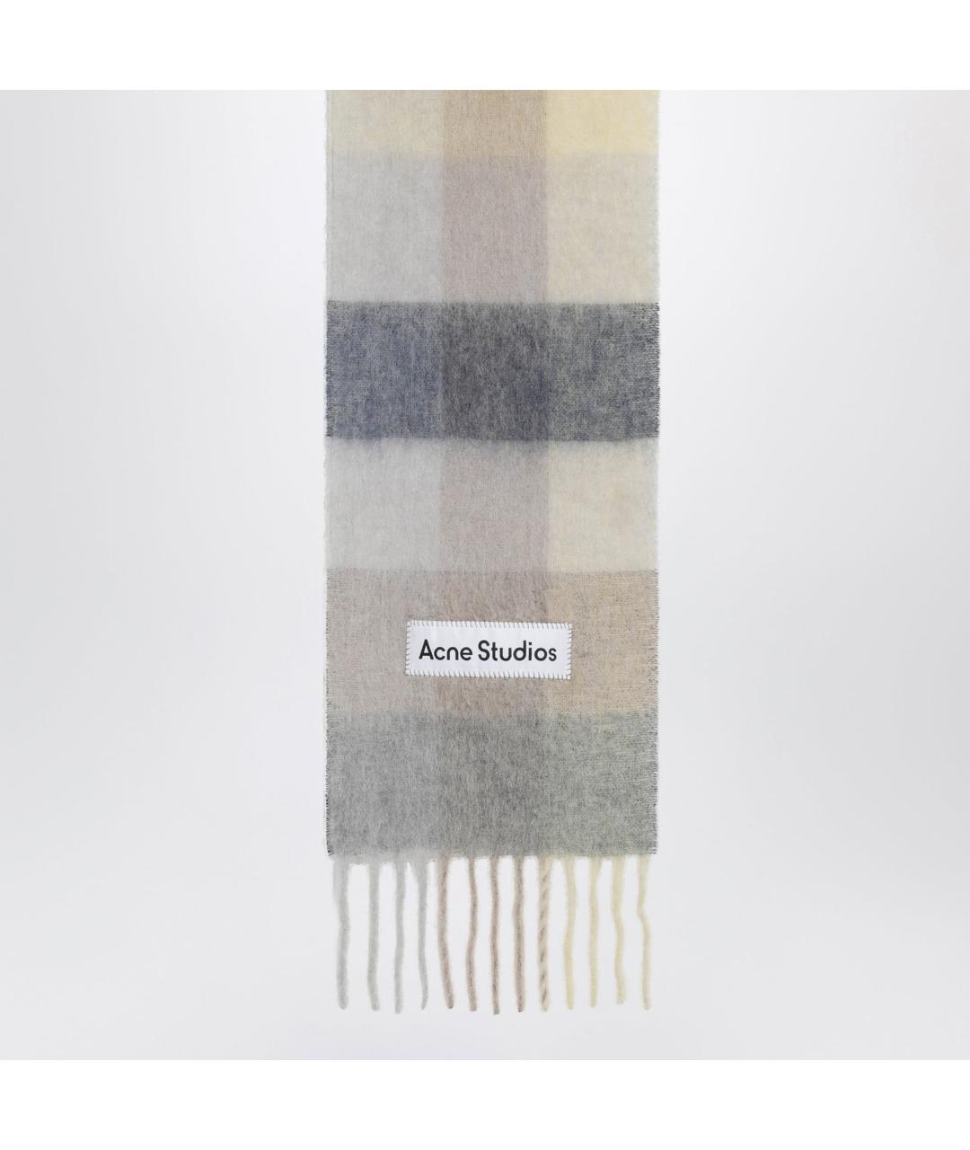 ACNE STUDIOS Мульти шерстяной шарф, фото 2