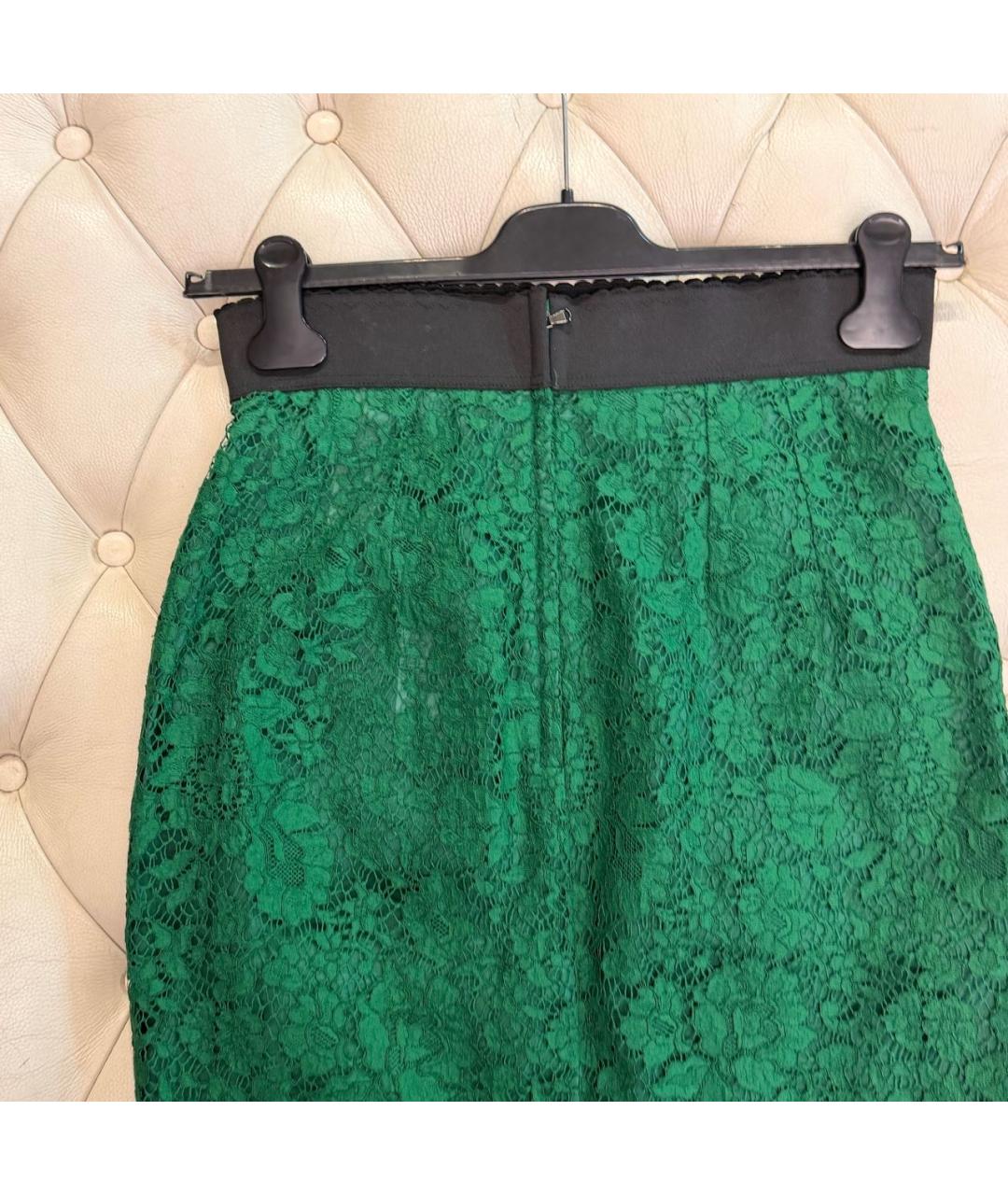 DOLCE&GABBANA Кружевная юбка миди, фото 4