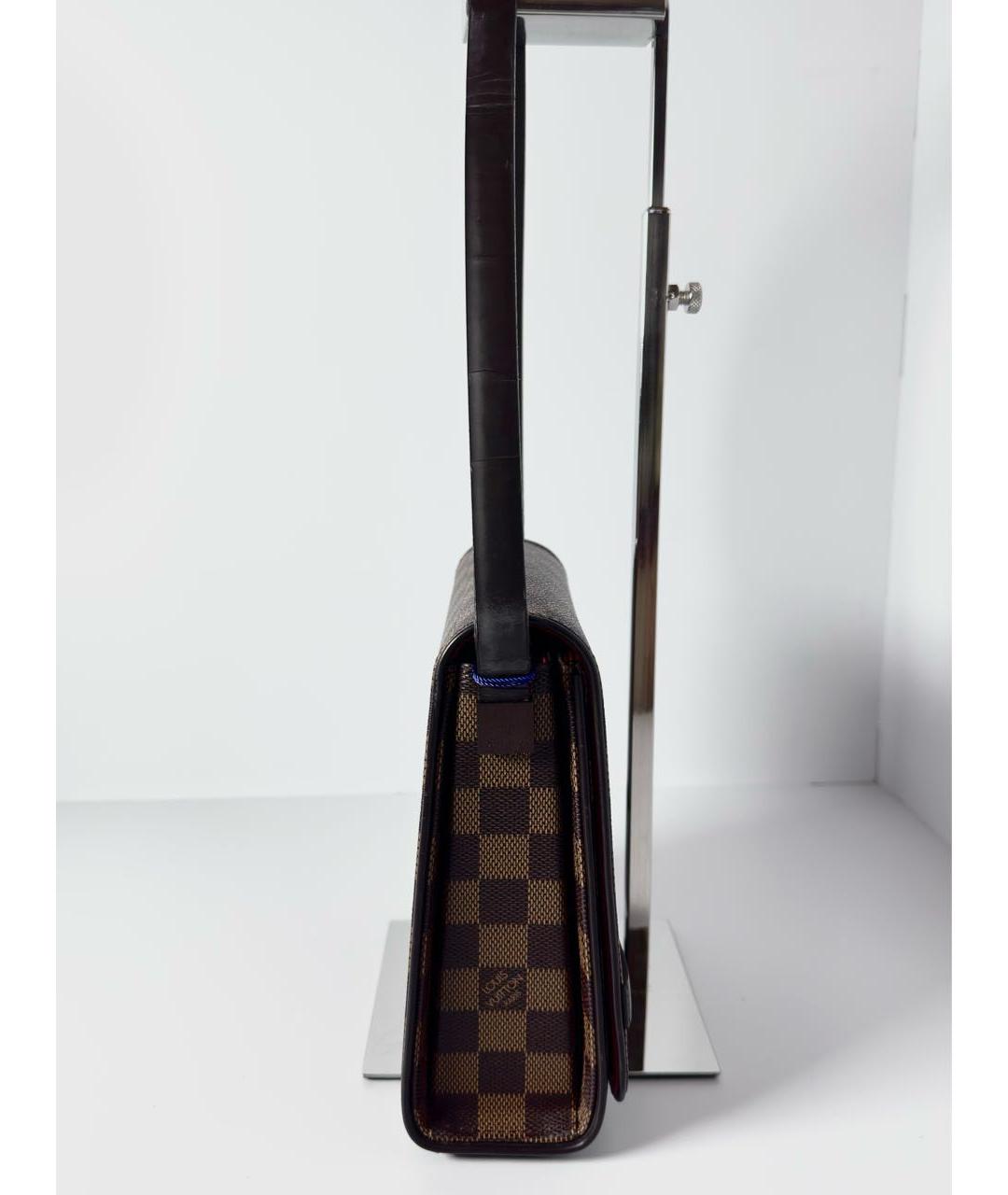 LOUIS VUITTON Коричневая сумка через плечо из канвы, фото 5