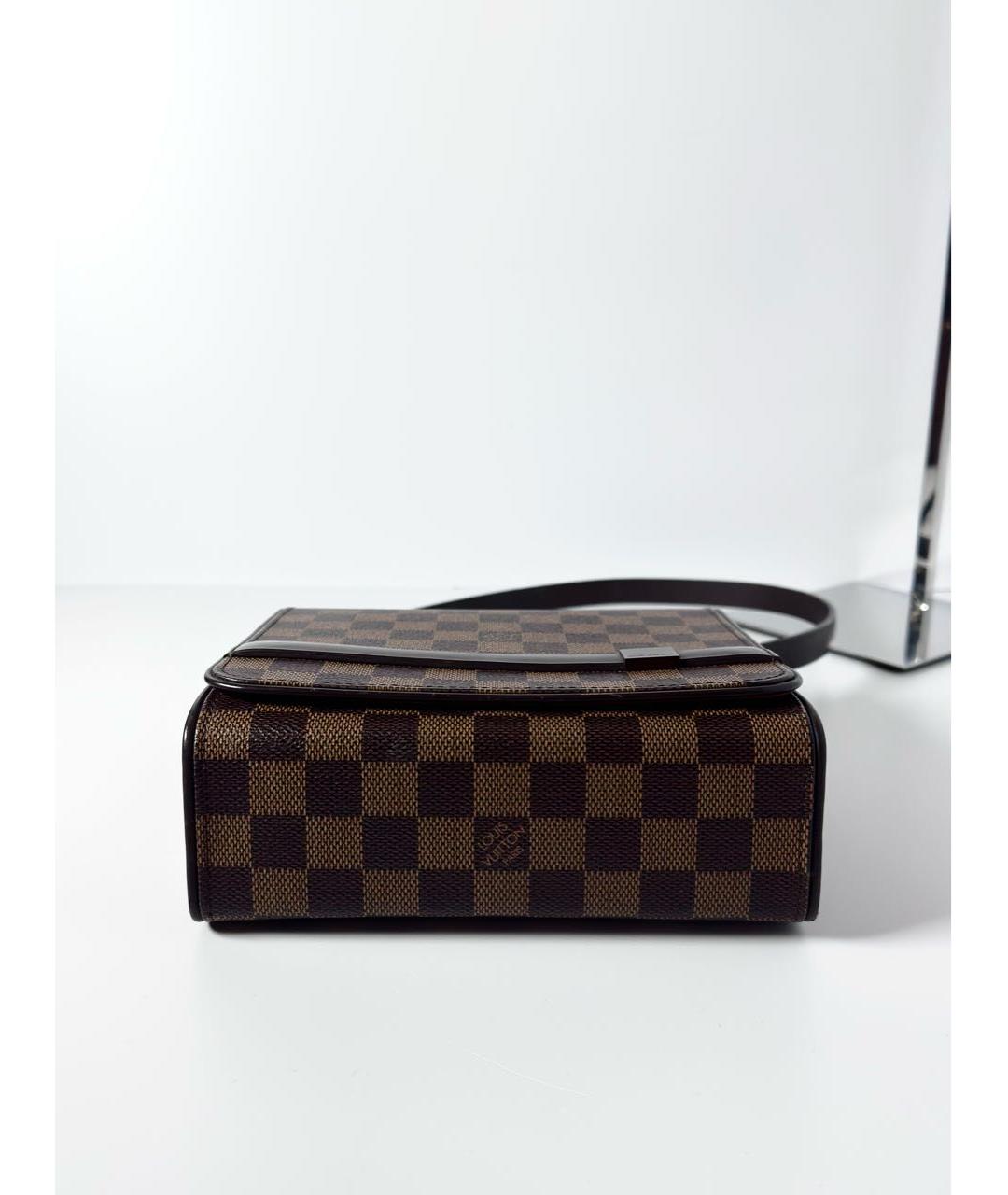 LOUIS VUITTON Коричневая сумка через плечо из канвы, фото 8