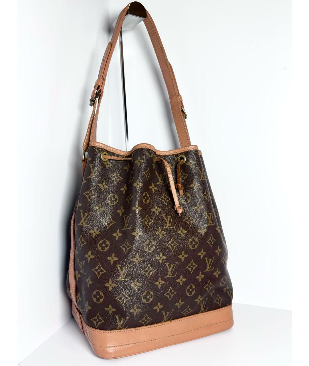 LOUIS VUITTON Коричневая сумка через плечо из канвы, фото 3