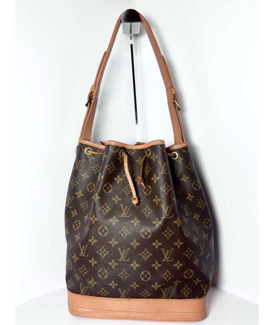 LOUIS VUITTON Коричневая сумка через плечо из канвы, фото 9