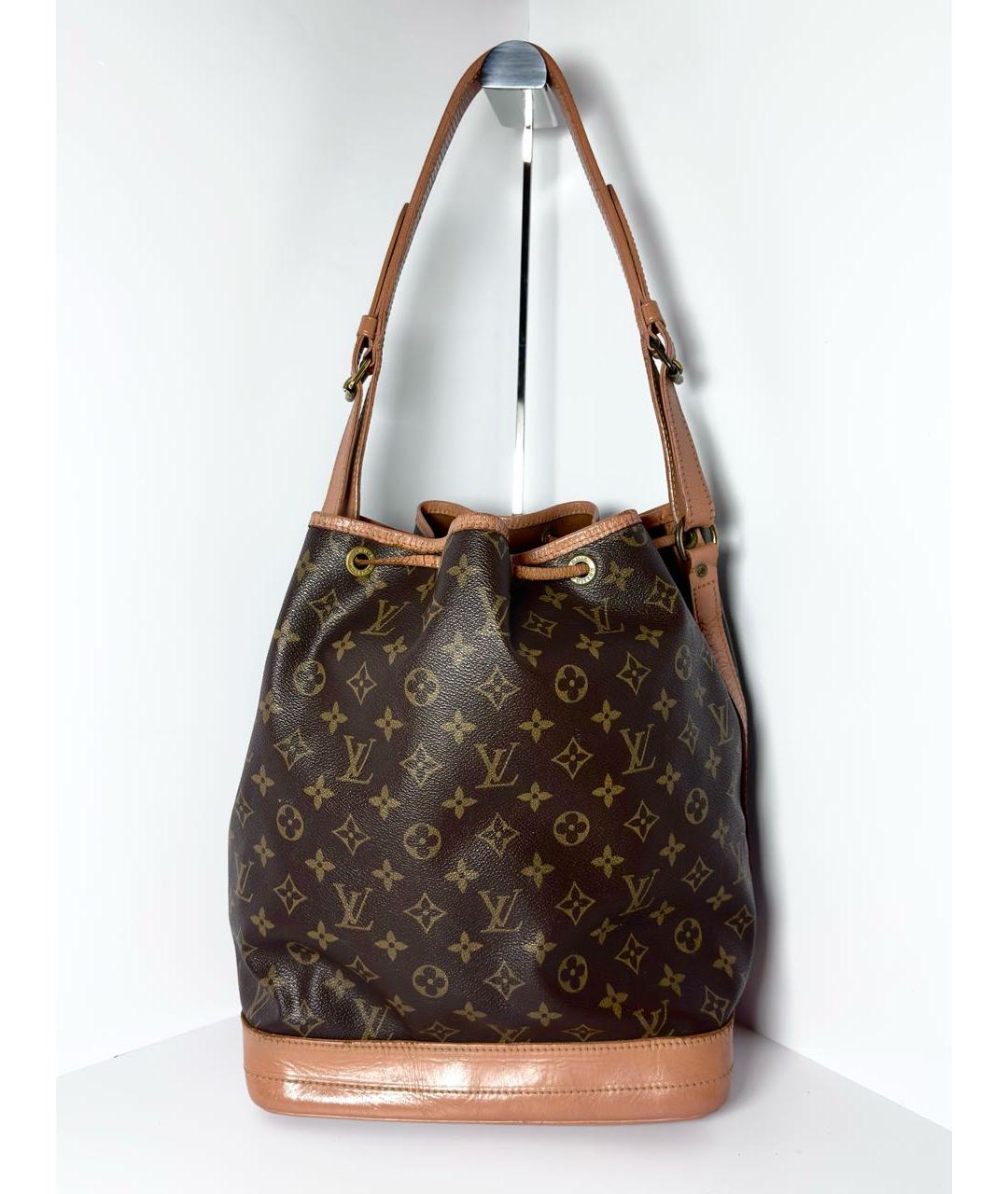 LOUIS VUITTON Коричневая сумка через плечо из канвы, фото 7
