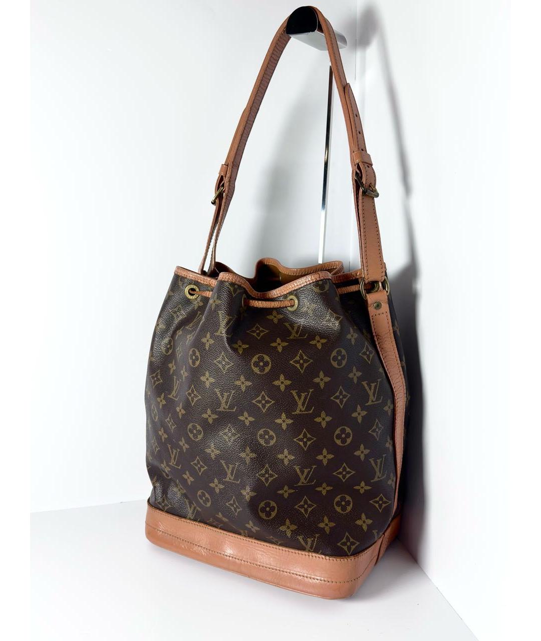 LOUIS VUITTON Коричневая сумка через плечо из канвы, фото 6