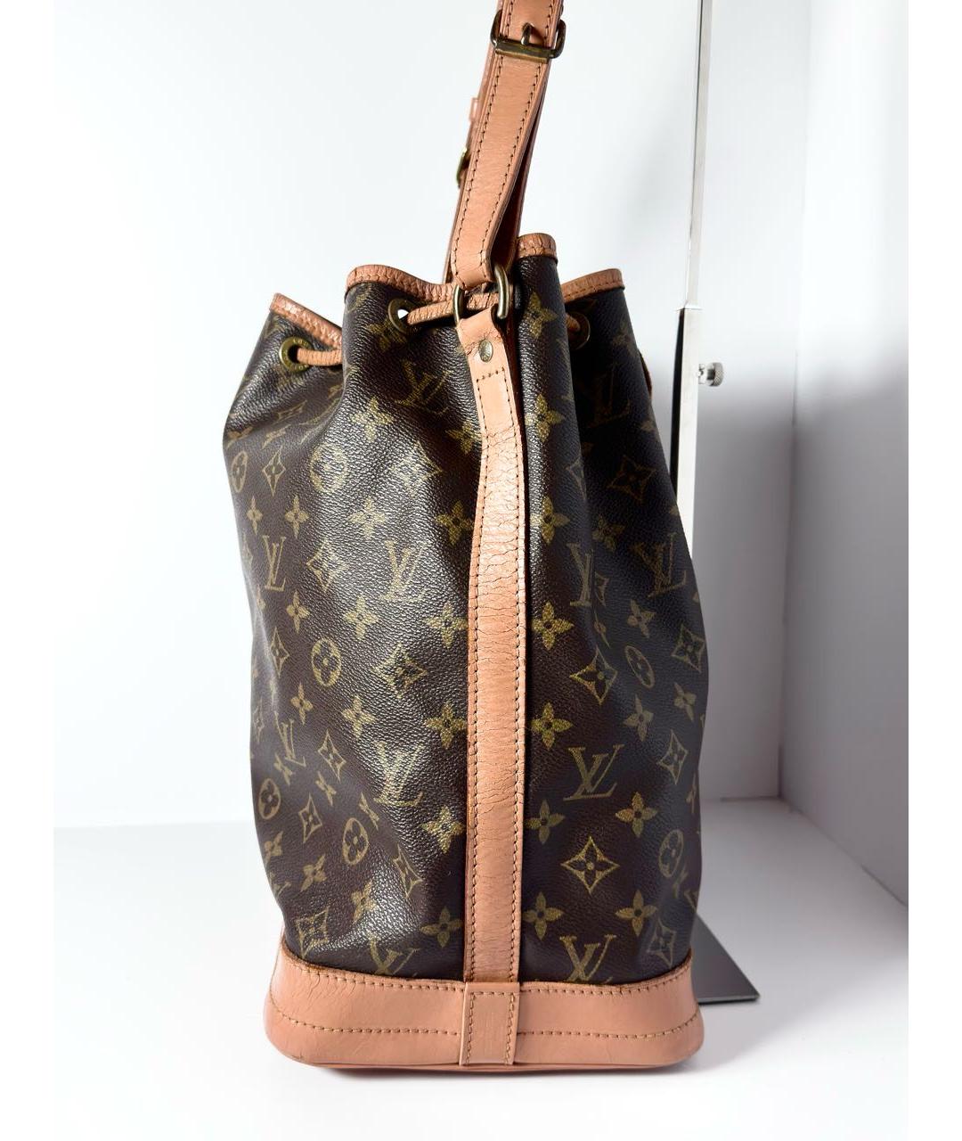 LOUIS VUITTON Коричневая сумка через плечо из канвы, фото 5