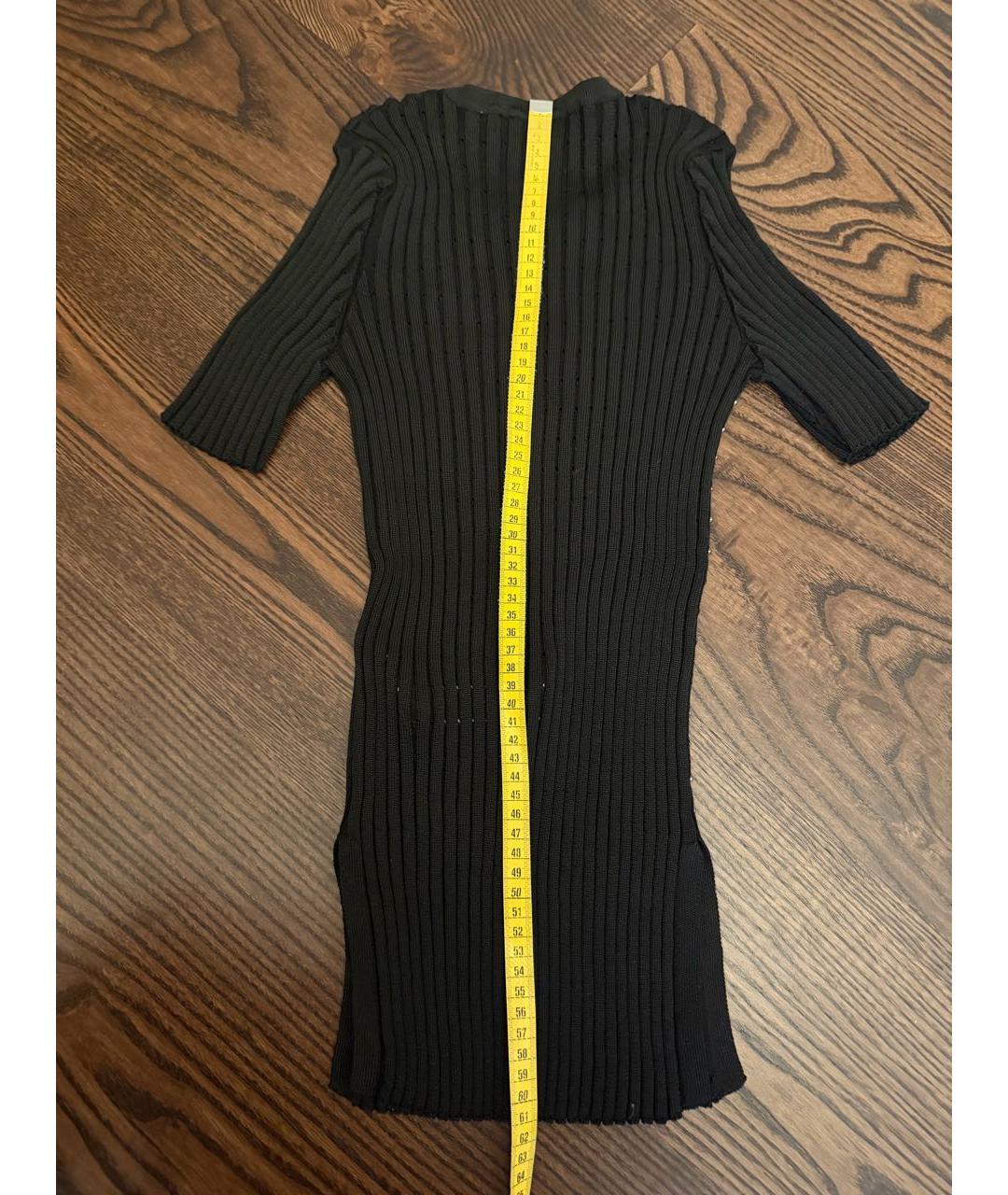 VERSACE Черная хлопковая футболка, фото 4