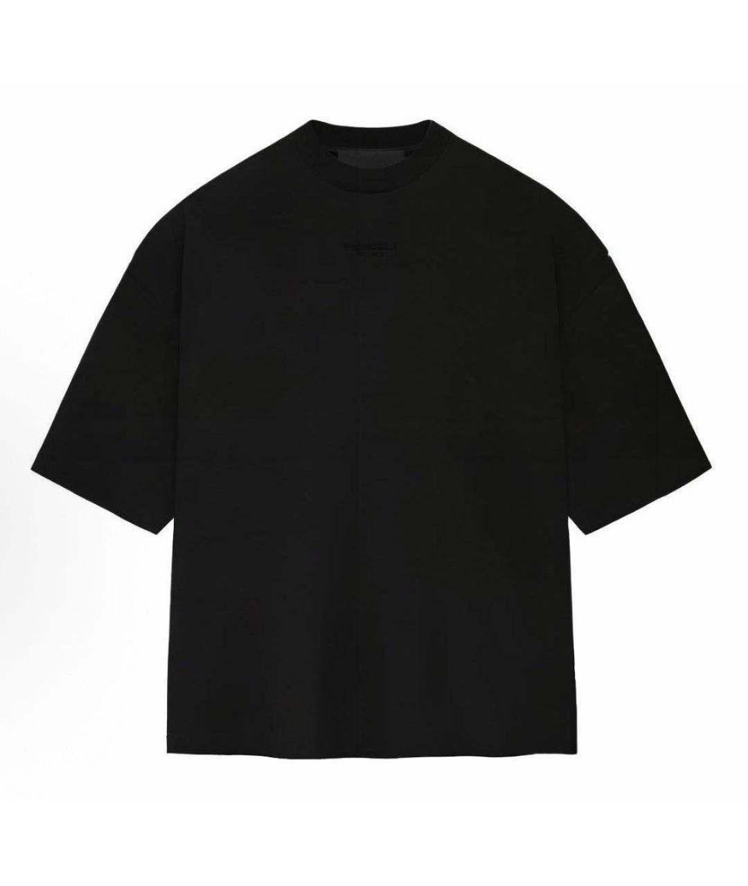 FEAR OF GOD ESSENTIALS Черная хлопковая футболка, фото 9