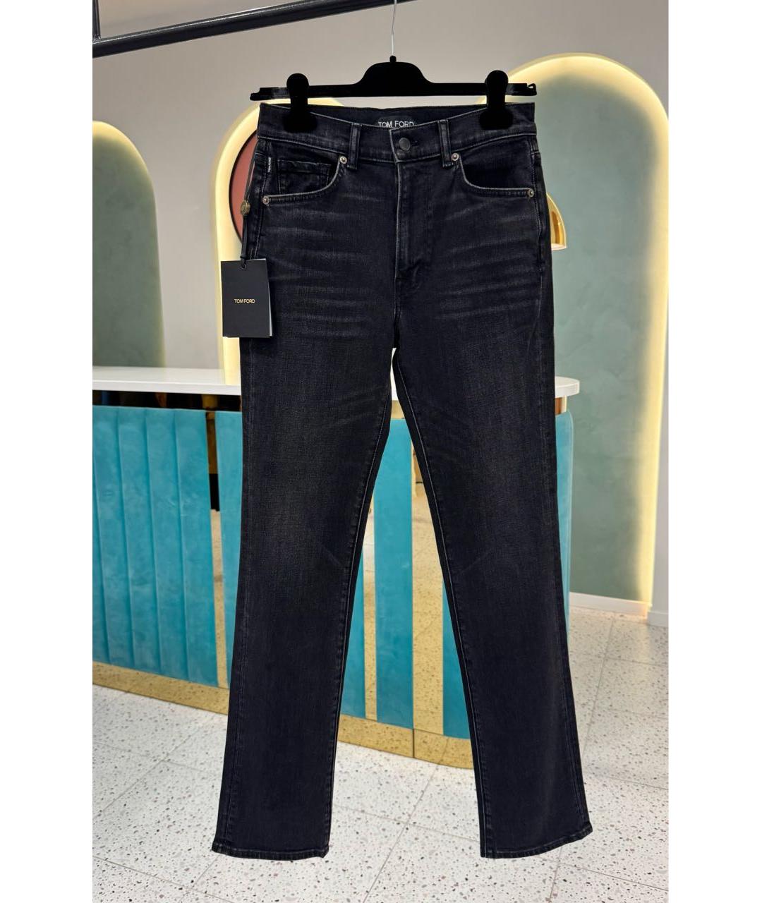 TOM FORD Черные прямые джинсы, фото 8