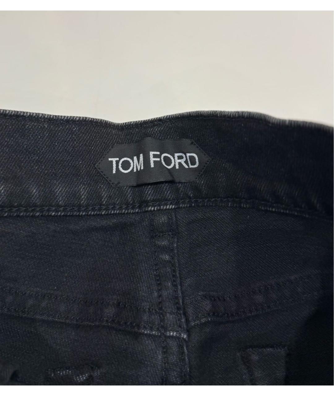 TOM FORD Черные прямые джинсы, фото 6