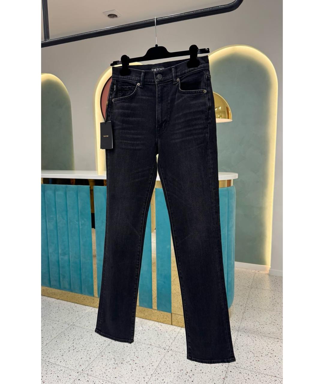 TOM FORD Черные прямые джинсы, фото 2