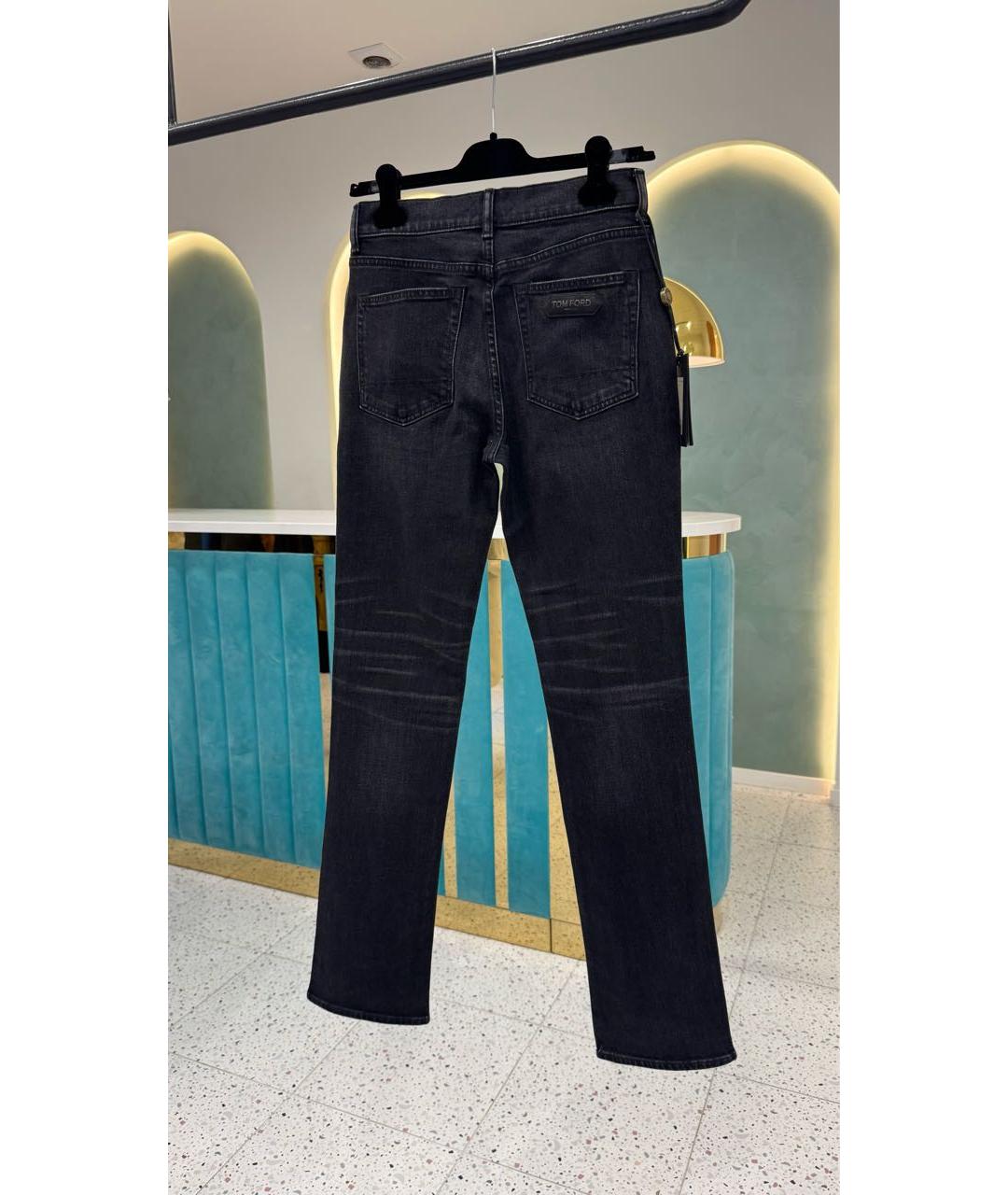 TOM FORD Черные прямые джинсы, фото 3